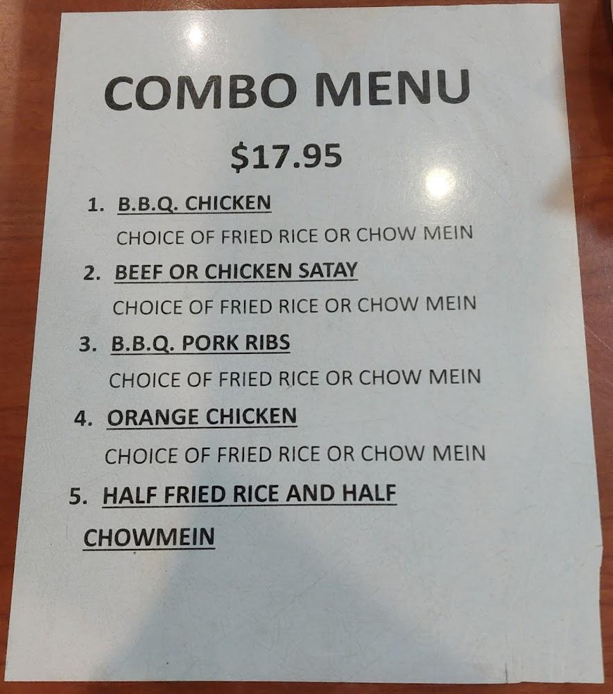 Ocha Classic Restaurant Menu image 1